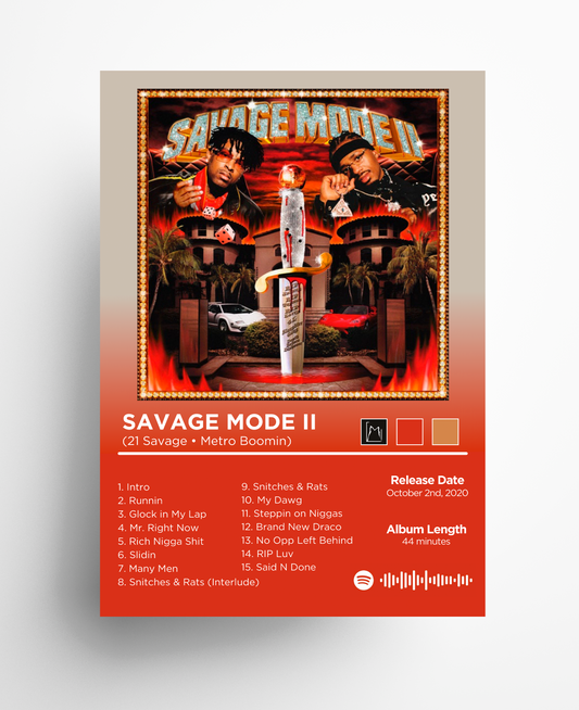 SAVAGE MODE II (21 Savage • Metro Boomin)