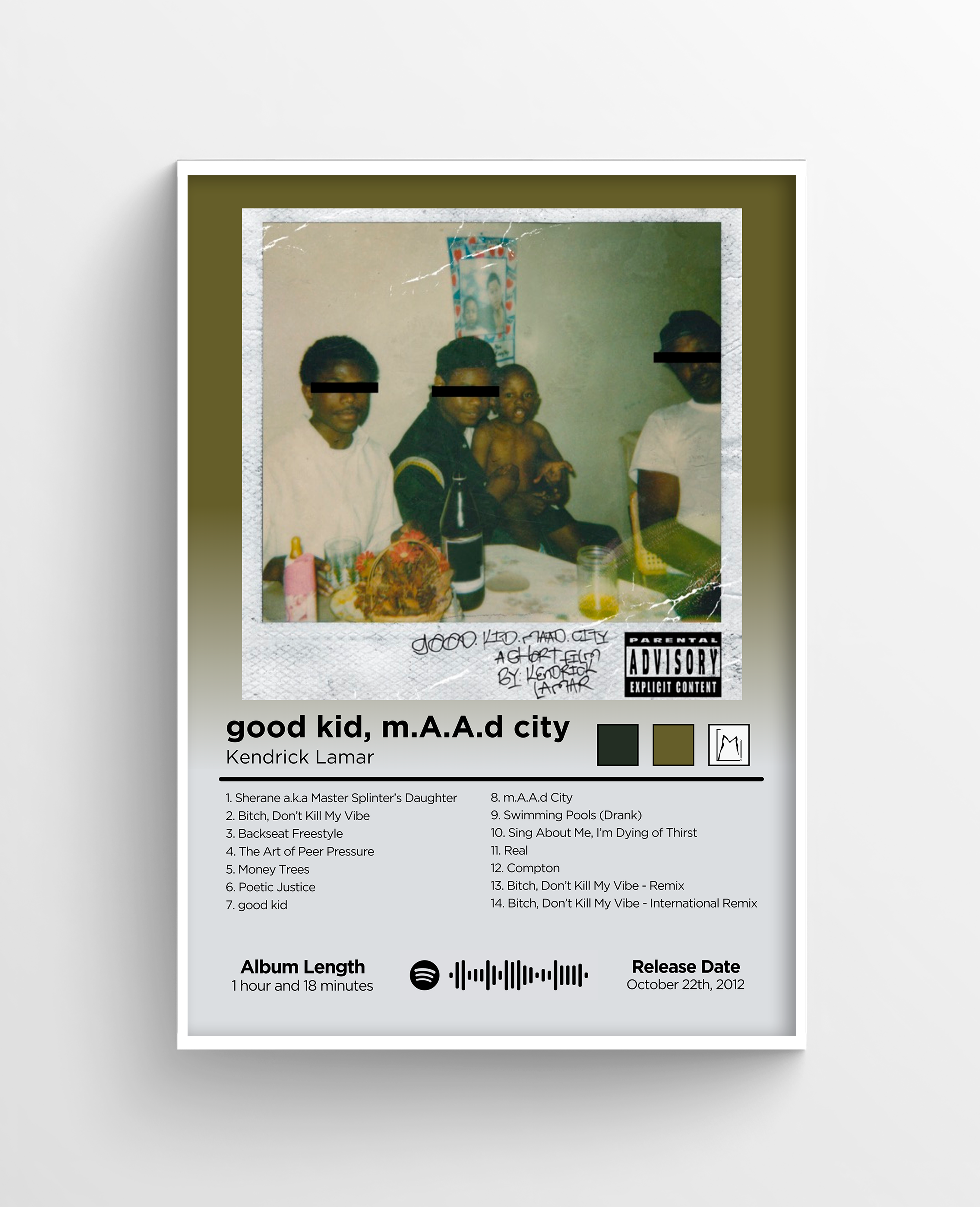 good kid, m.A.A.d city (Kendrick Lamar)